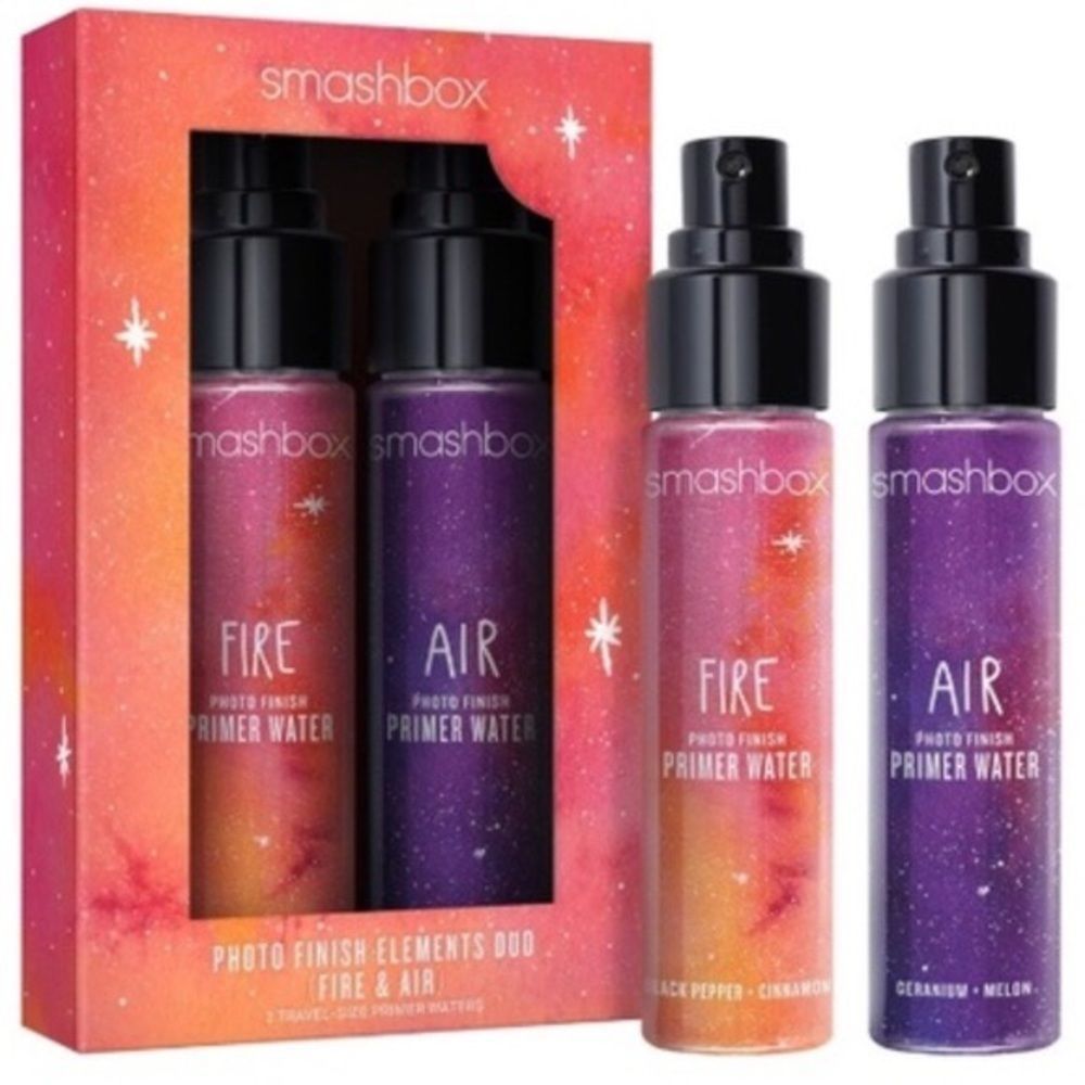 Smashbox Photo Finish FIRE & AIR Primer Water Duo NEW IN BOX